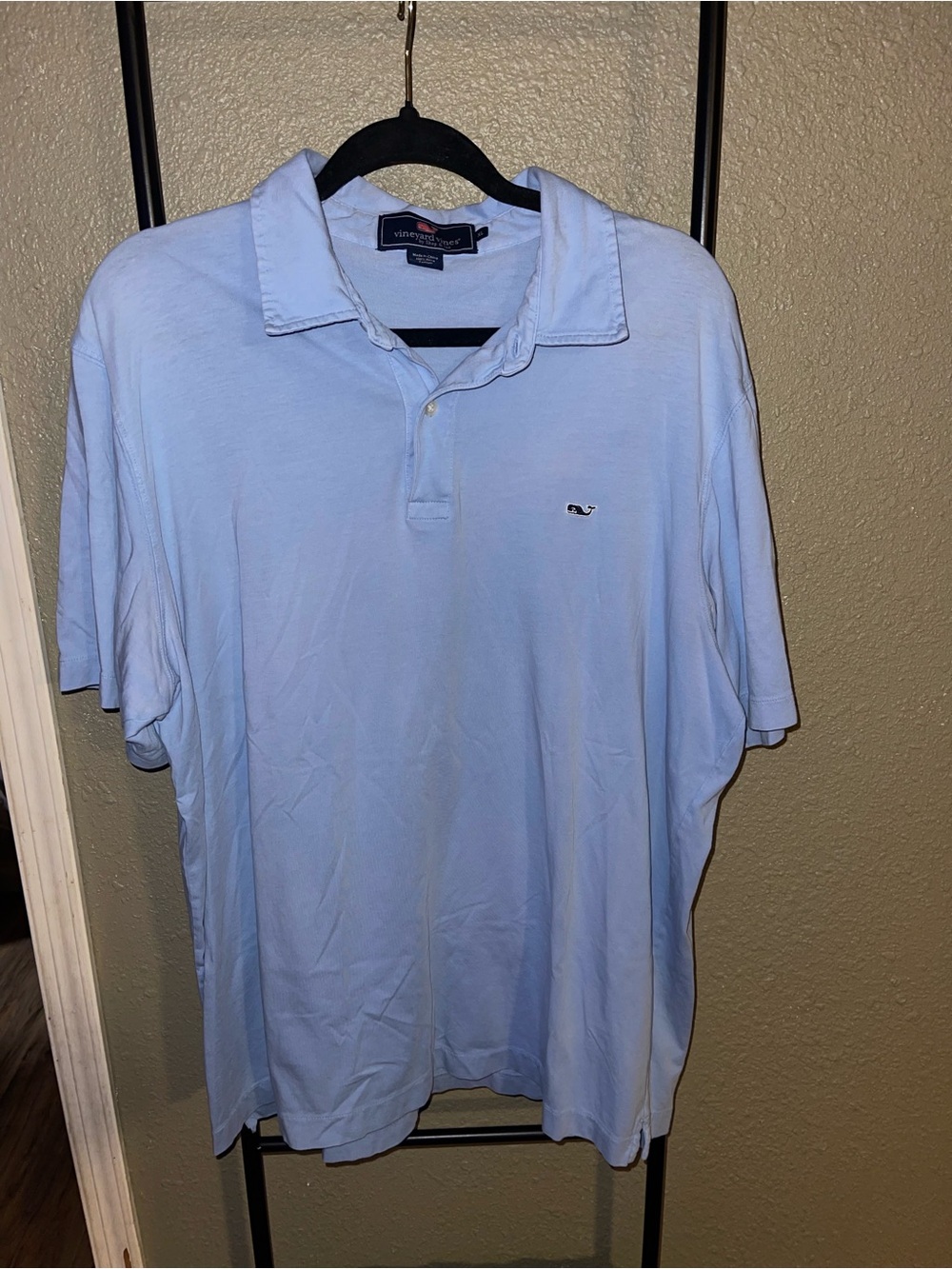 Vineyard Vines Pale Blue Short-Sleeve Polo